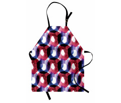 Disc Shaped Oval Art Apron