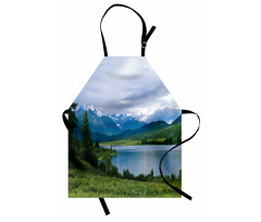 Snowy Belukha Peaks Apron