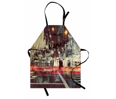 Gloomy City Streets Apron