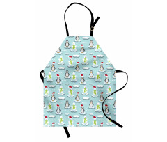 Penguin Snowman Ice Floe Apron