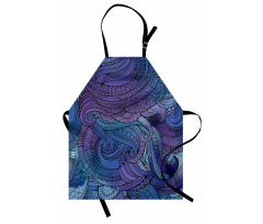 Ocean Inspired Paisley Apron