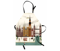 Travel Scenery Big Ben Apron