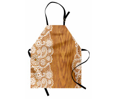 Lace Wooden Retro Apron