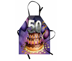 Cake with Candles Apron