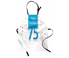 Rain with Polka Dots Apron