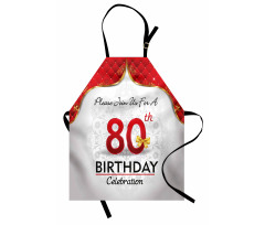 Birthday Party Invite Apron