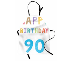 Happy 90th Birthday Apron