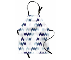 Ikat Chevron Zig Zag Apron