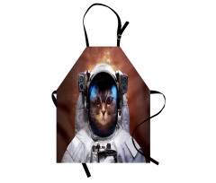 Kitten in Milkyway Apron