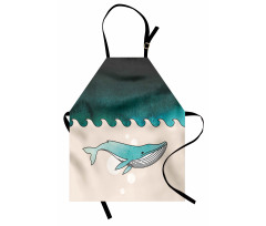 Fish Swimming Submarine Apron