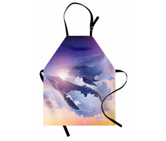 Dreamy Night with Clouds Apron