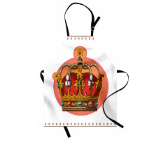 Baroque Crown Coronet Apron