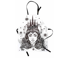 Fantasy Snow Queen Art Apron