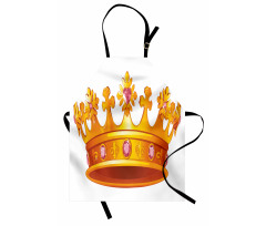 Crown Tiara with Gems Apron