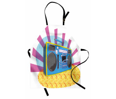 Boom Box Pop Art Dance Apron