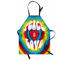 Groovy Hippie Rainbow Apron