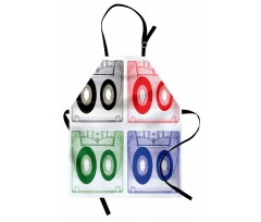 Retro Audio Cassette Apron