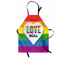 LGBT Pride Love Wins Apron