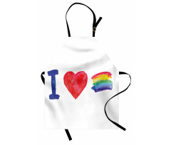 I Heart Pride Artwork Apron