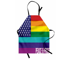 Stars Peace Pride Apron