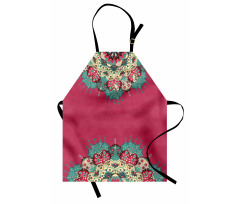 Eastern Boho Floral Apron