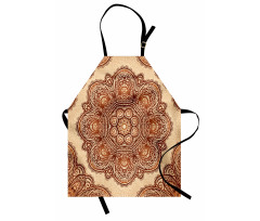 Mehndi Paisley Floral Apron