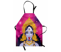 Ethnic Sacred Design Figure Apron