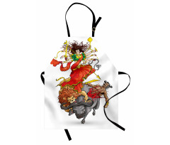 Mythical Scene Apron