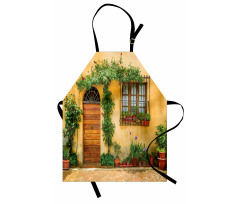 Plants and House Door Apron