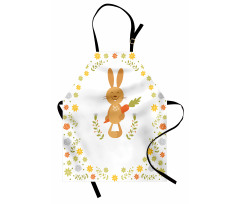 Smiling Rabbit Summer Apron