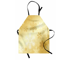 Snowflakes Noel Yule Apron