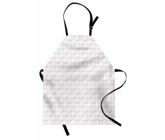 Romantic Cartoon Hearts Apron