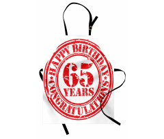 65 Years Apron