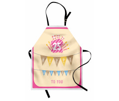 Flags Pink Frame Apron