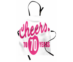 Cheers to 70 Years Apron