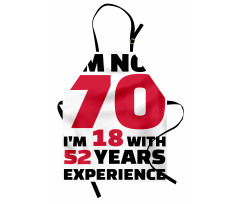 52 Years Experience Apron