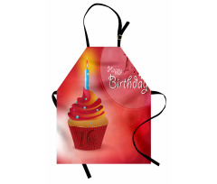 Cupcake and Words Apron