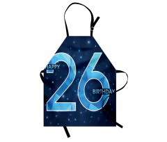 Digital Fractal Wish Apron