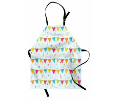 Birthday Party Flags Stars Apron