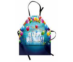 Surprise Party 3D Text Apron