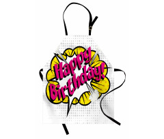 Pop Art Greeting Dots Apron