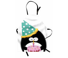 Party Hat Cake Newborn Apron