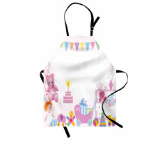 Baby Girl Birthday Apron