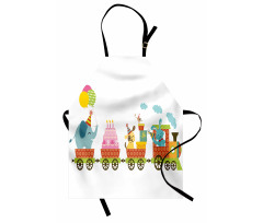 Birthday Cake Animal Apron