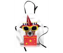 Party Dog Sunglasses Apron