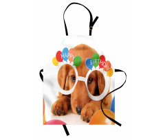 Puppy Dog Birthday Apron