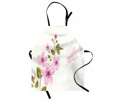 Spring Bridal Flowers Apron