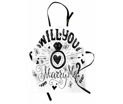 Hearts Marriage Apron