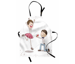 Romantic Couple Apron