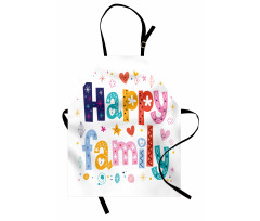 Happy Family Floral Apron